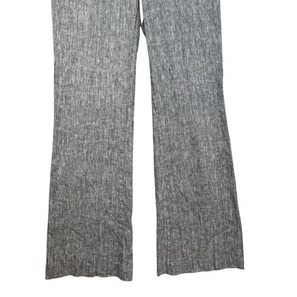 Elevenses The Brighton Anthropologie Women’s Blue Linen Blend Lace Wide Pants 6 - Picture 4 of 6
